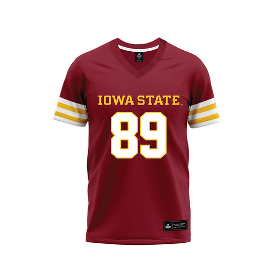 Iowa State - NCAA Football : Donovan Fitzmaurice - Cardinal Premium Football Jersey-0