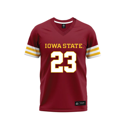 Iowa State - NCAA Football : Carson Robbins - Cardinal Premium Football Jersey