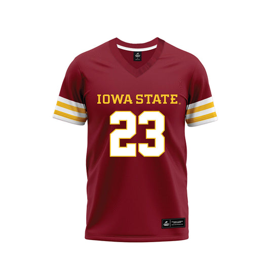Iowa State - NCAA Football : Carson Robbins - Cardinal Premium Football Jersey