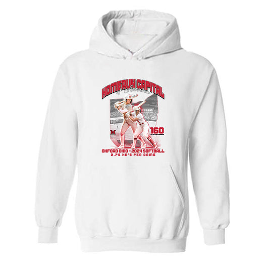 Miami of Ohio - Softball Alumni : Homerun Capital of America - Hooded Sweatshirt