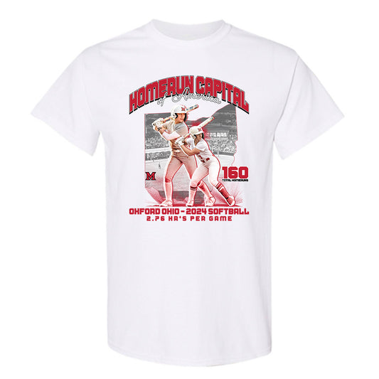 Miami of Ohio - Softball Alumni : Homerun Capital of America - T-Shirt