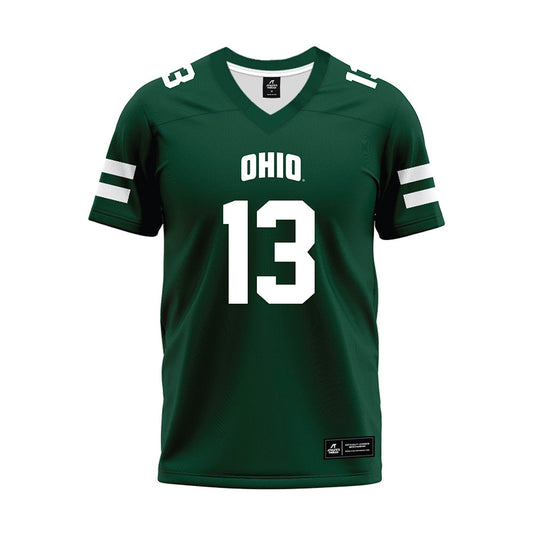 Ohio - NCAA Football : DJ Morton - Green Football Jersey-0