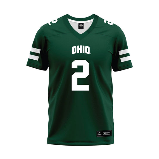 Ohio - NCAA Football : Preston Bowman - Green Football Jersey-0