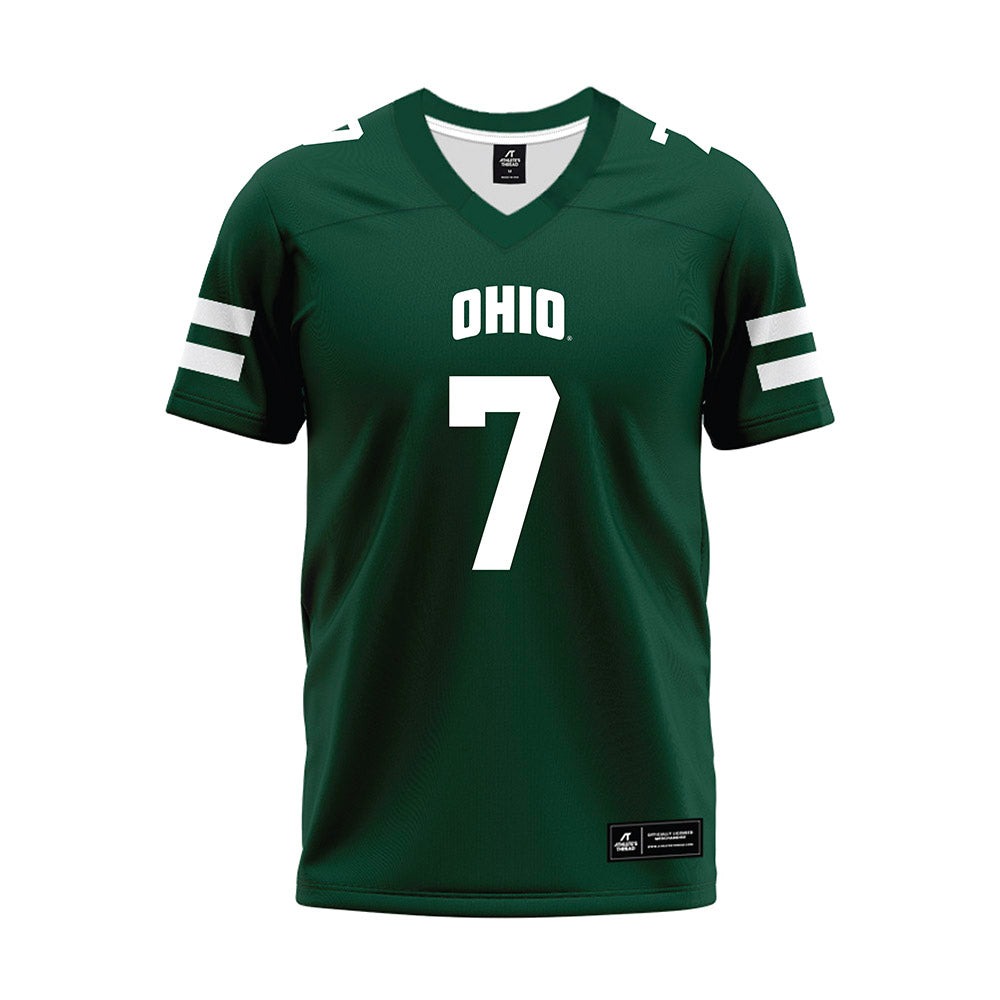 Ohio - NCAA Football : Levi Davis - Green Football Jersey-0