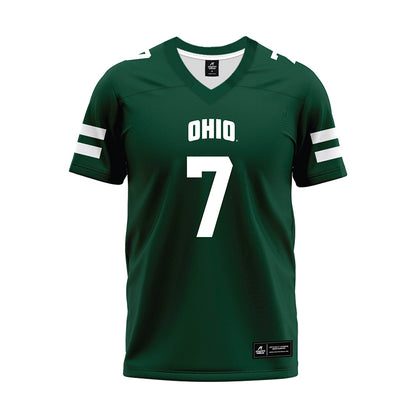 Ohio - NCAA Football : Levi Davis - Green Football Jersey-0