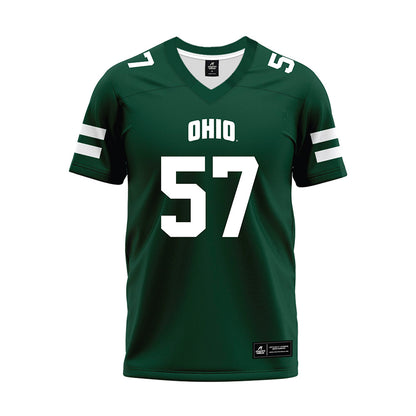 Ohio - NCAA Football : Nathan Hale - Green Football Jersey-0