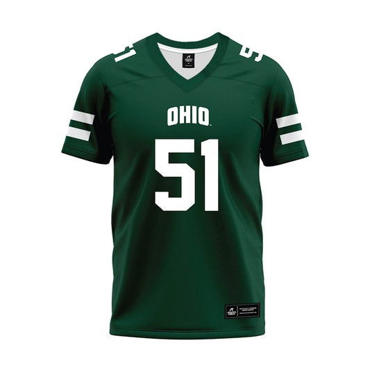 Ohio - NCAA Football : Job Mavrick - Green Football Jersey-0