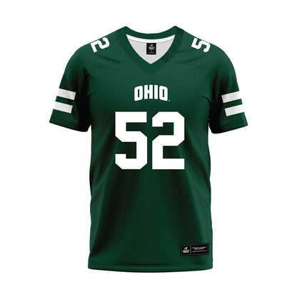 Ohio - NCAA Football : Nolan Ogburn - Green Football Jersey-0
