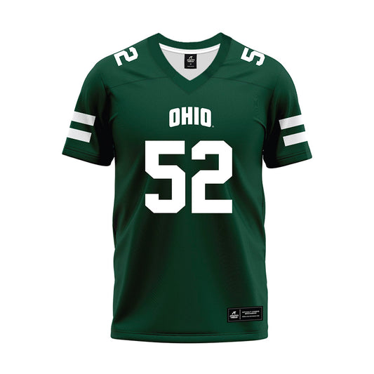 Ohio - NCAA Football : Nolan Ogburn - Green Football Jersey-0