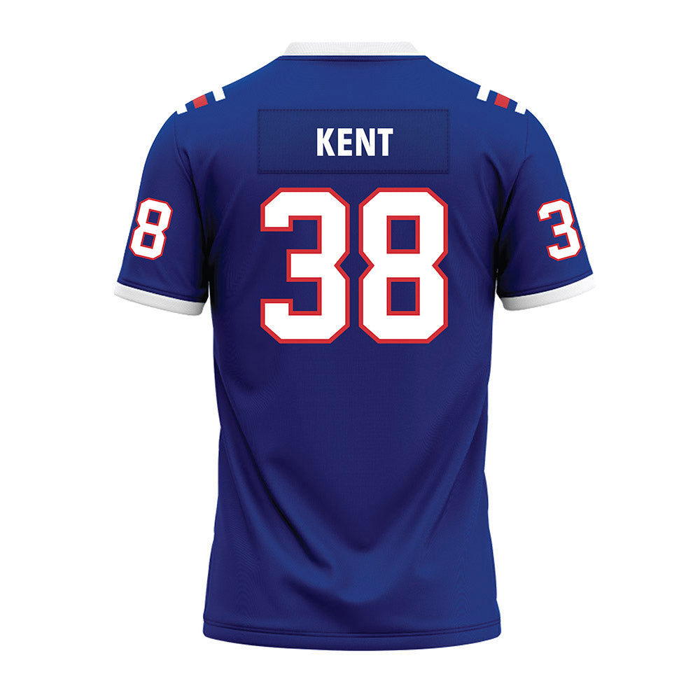 LA Tech - NCAA Football : Kaegank Kent - Premium Football Jersey-1