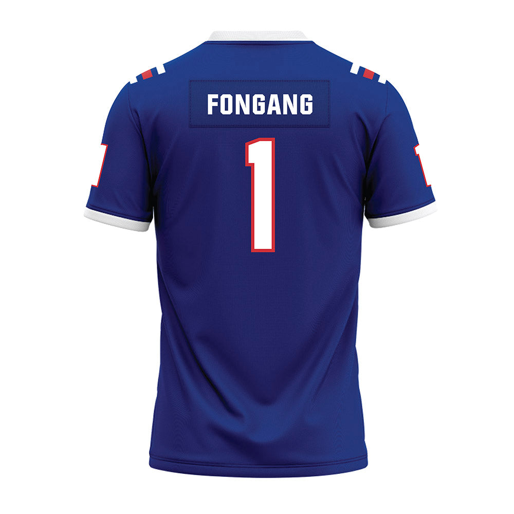 LA Tech - NCAA Football : Sam Fongang - Premium Football Jersey-1