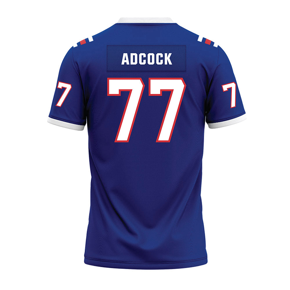 LA Tech - NCAA Football : Aric Adcock - Premium Football Jersey-1