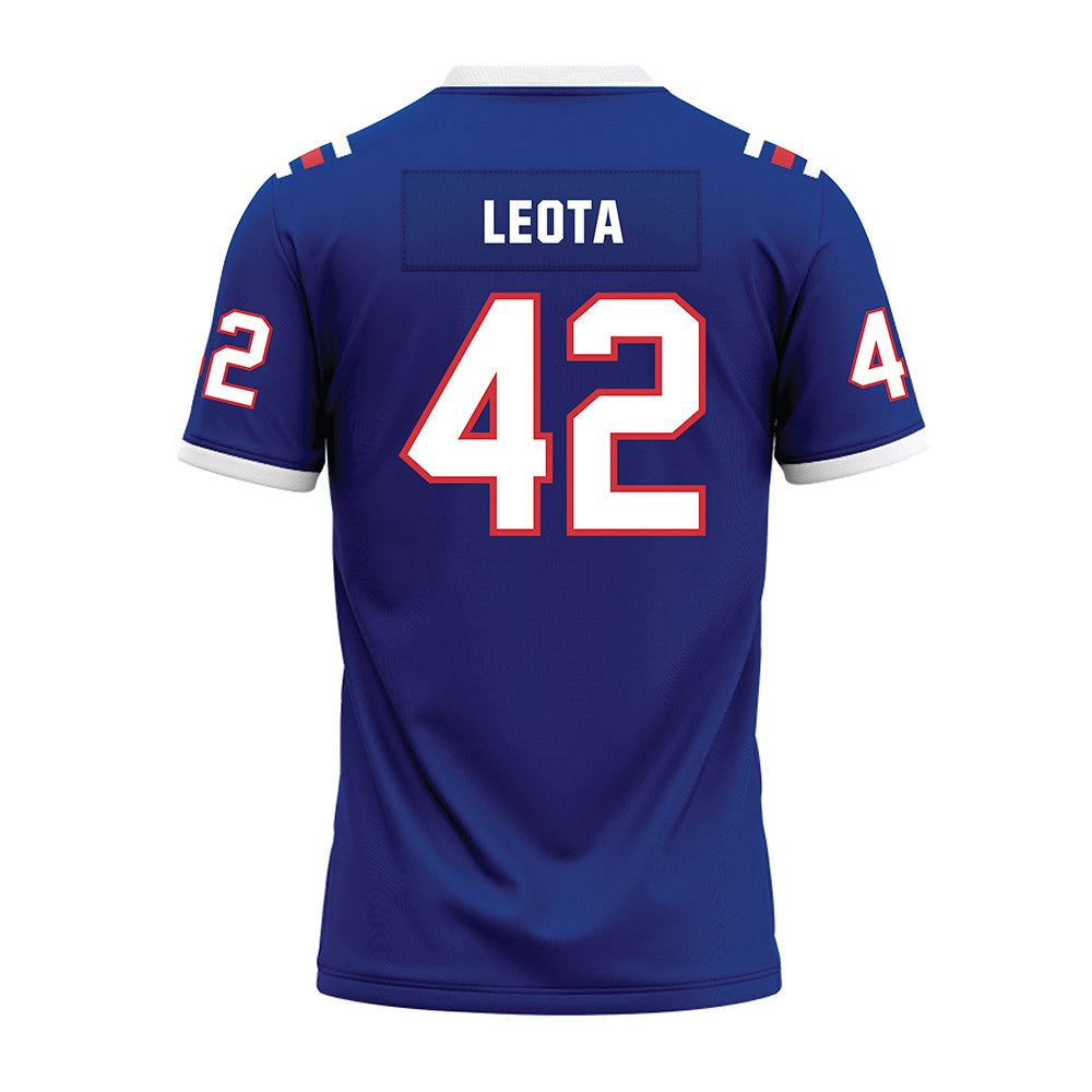 LA Tech - NCAA Football : Siosifa Leota - Premium Football Jersey-1