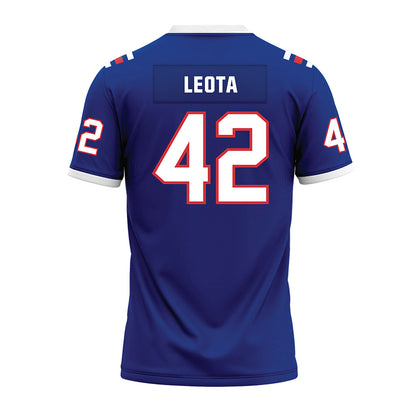 LA Tech - NCAA Football : Siosifa Leota - Premium Football Jersey-1