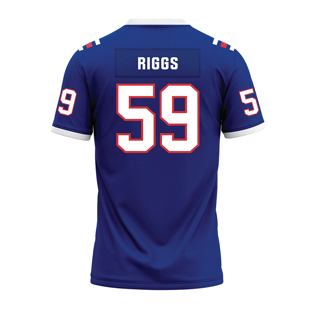 LA Tech - NCAA Football : Jake Riggs - Premium Football Jersey-1