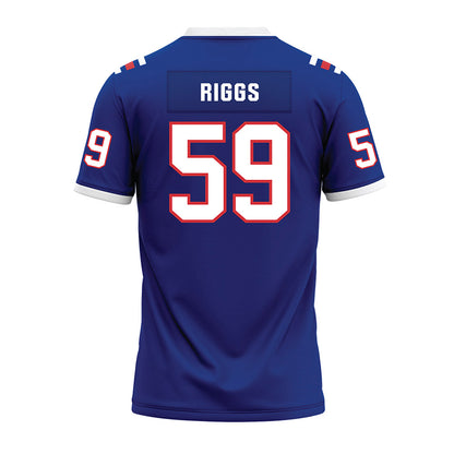 LA Tech - NCAA Football : Jake Riggs - Premium Football Jersey-1
