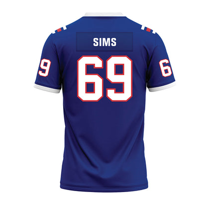 LA Tech - NCAA Football : Trent Sims - Premium Football Jersey-1