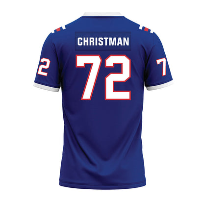 LA Tech - NCAA Football : Hayden Christman - Premium Football Jersey-1