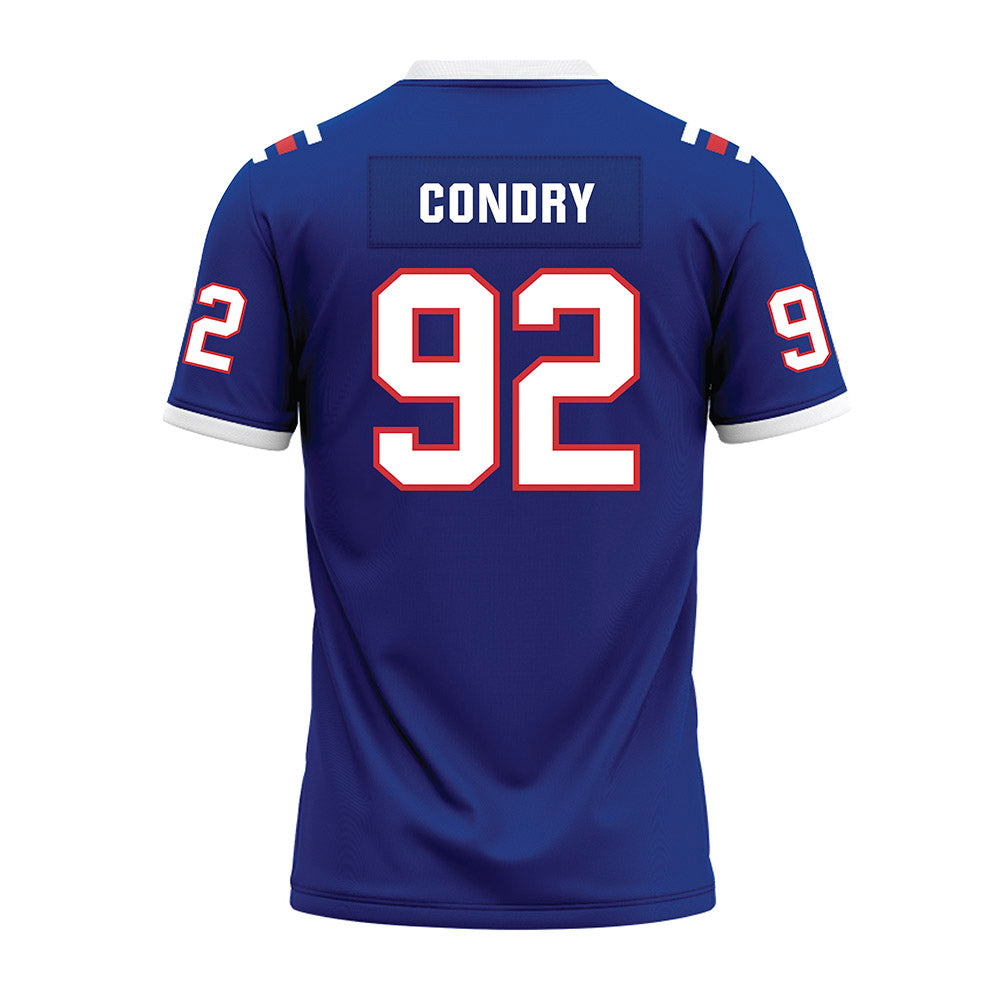 LA Tech - NCAA Football : Lane Condry - Premium Football Jersey-1