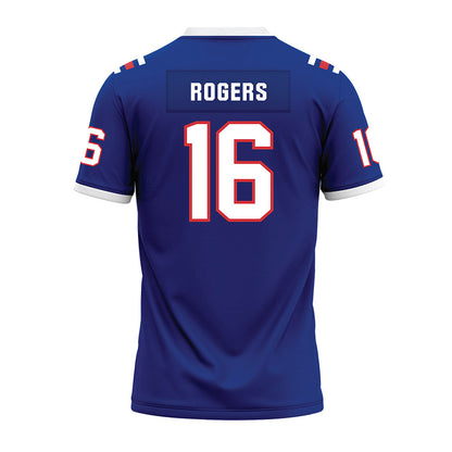 LA Tech - NCAA Football : Taeden Rogers - Premium Football Jersey-1