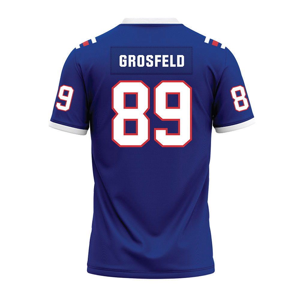 LA Tech - NCAA Football : Chase Grosfeld - Premium Football Jersey-1