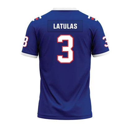 LA Tech - NCAA Football : Dedrick Latulas - Premium Football Jersey-1
