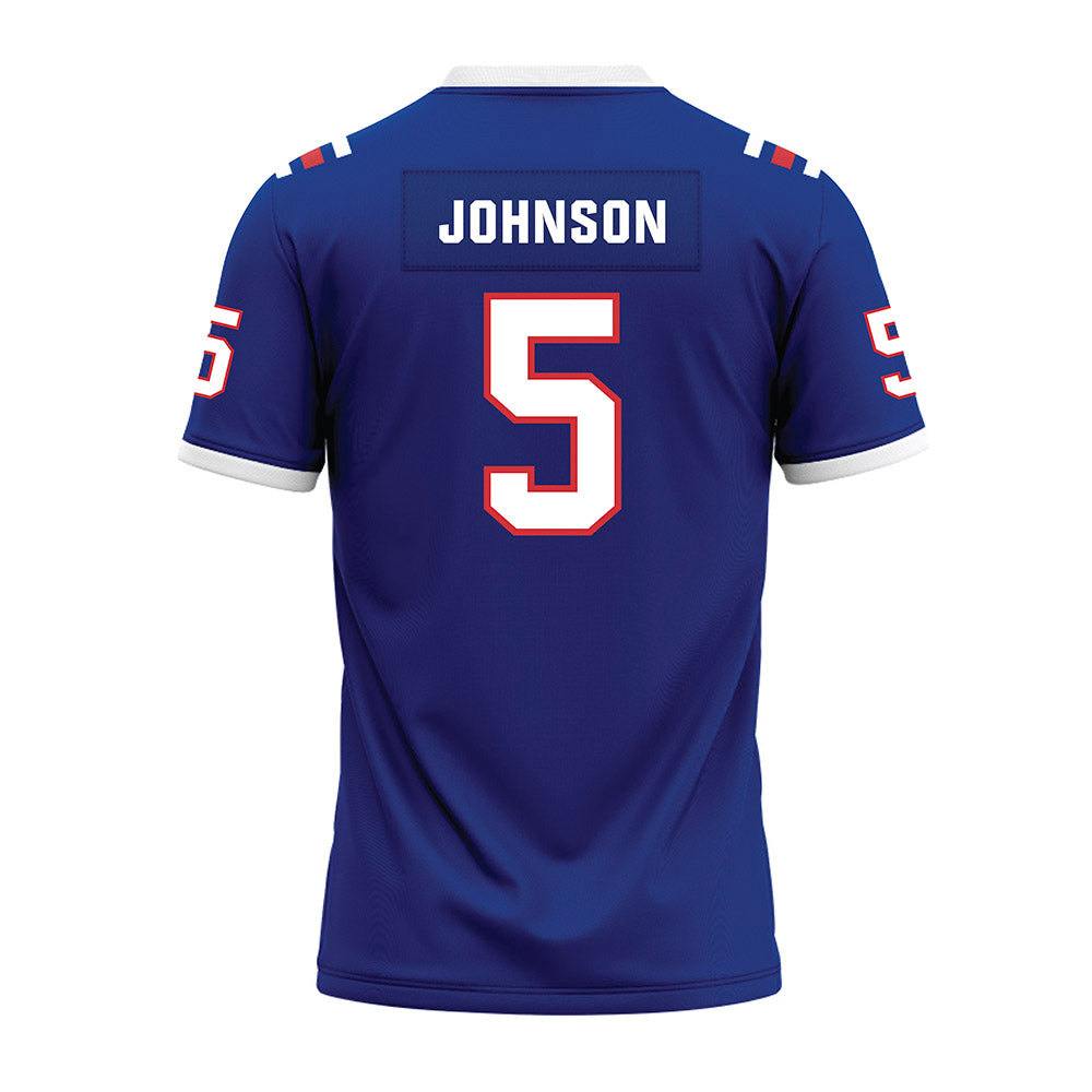 LA Tech - NCAA Football : Ahkhari Johnson - Premium Football Jersey-1