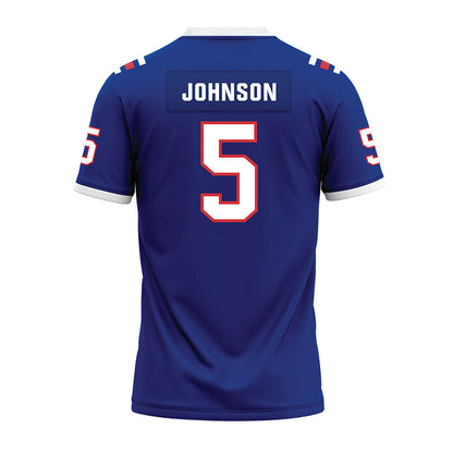 LA Tech - NCAA Football : Ahkhari Johnson - Premium Football Jersey-1