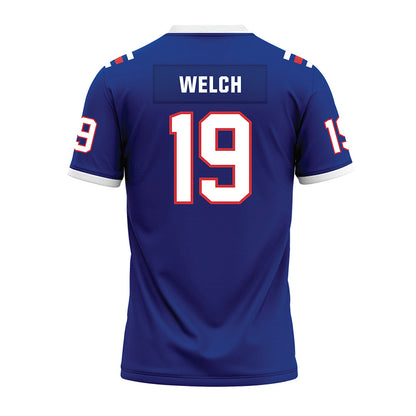 LA Tech - NCAA Football : Mason Welch - Premium Football Jersey-1