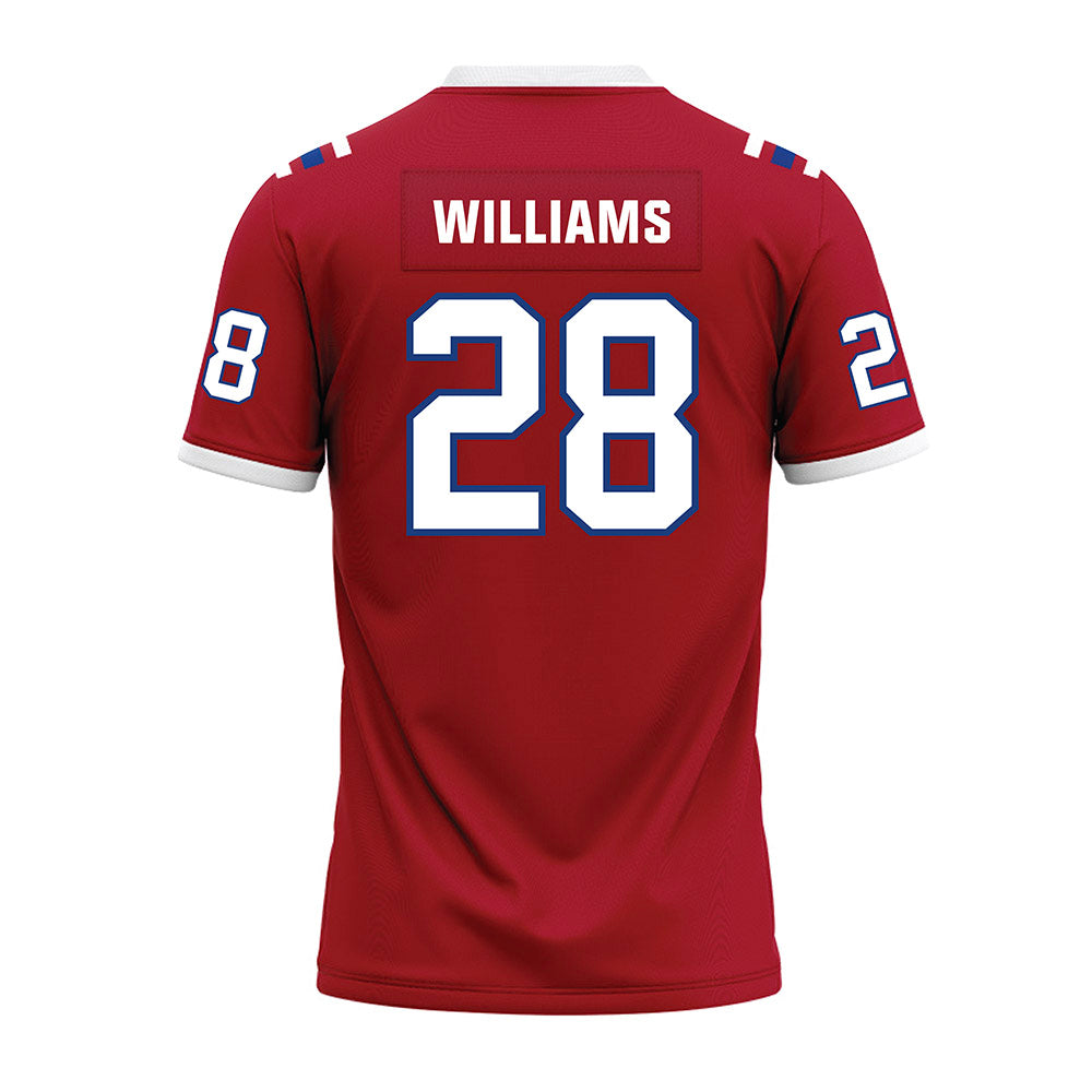 LA Tech - NCAA Football : Harrison Williams - Red Premium Football Jersey-1
