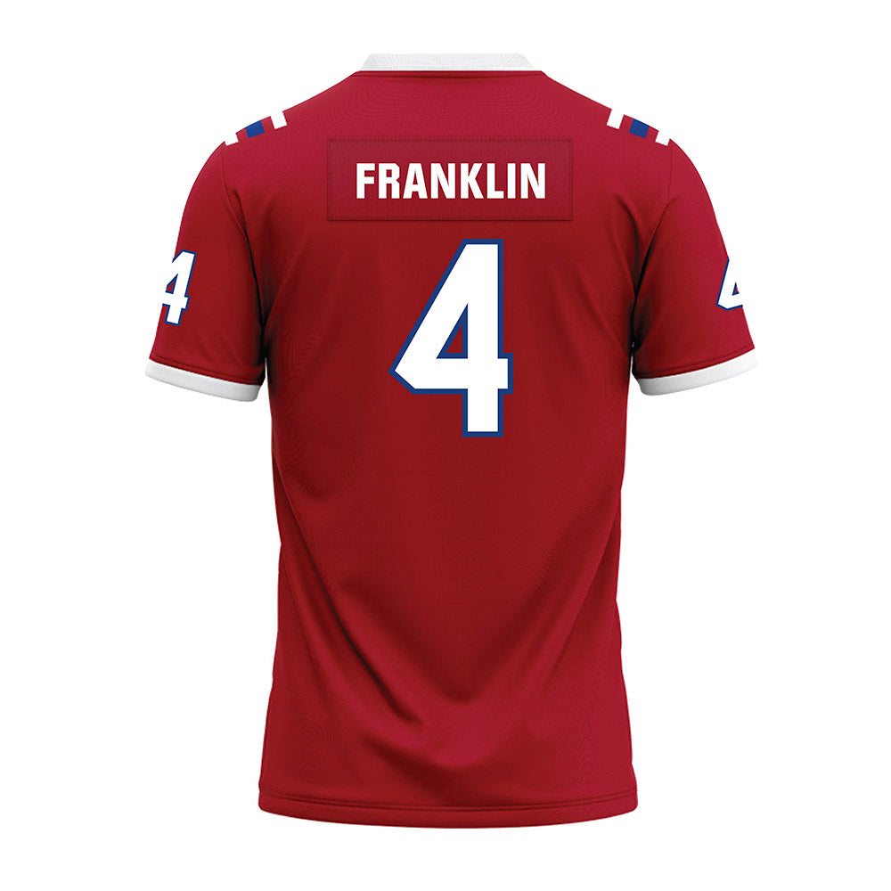 LA Tech - NCAA Football : Kam franklin - Red Premium Football Jersey-1