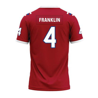 LA Tech - NCAA Football : Kam franklin - Red Premium Football Jersey-1