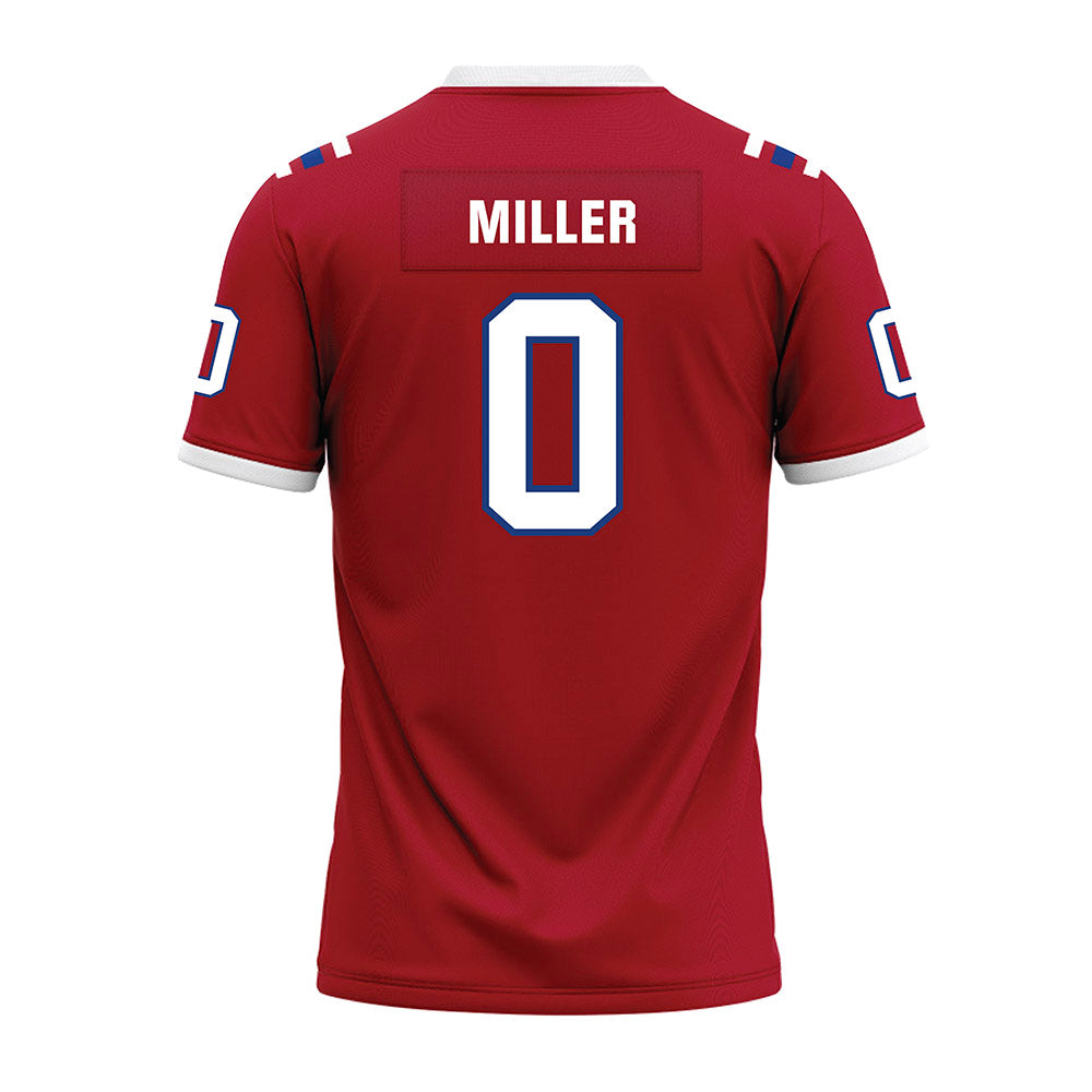 LA Tech - NCAA Football : Jaden Miller - Red Premium Football Jersey-1