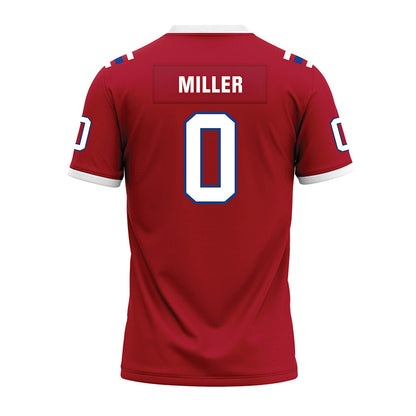 LA Tech - NCAA Football : Jaden Miller - Red Premium Football Jersey-1