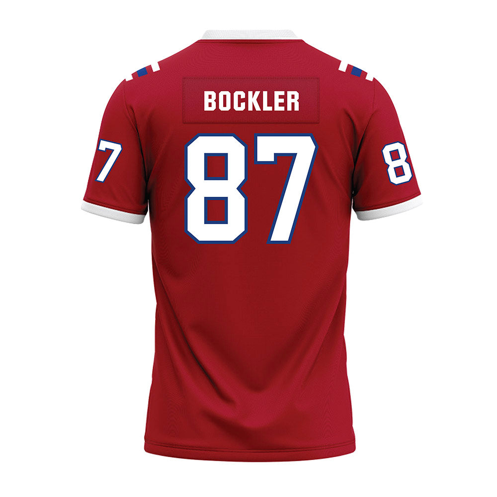LA Tech - NCAA Football : Brayden Bockler - Red Premium Football Jersey-1