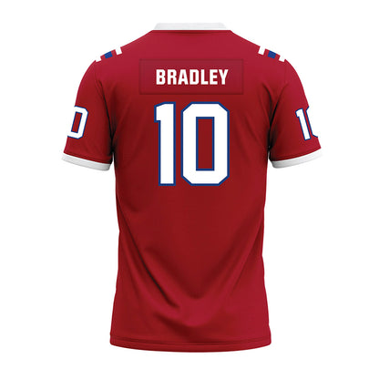 LA Tech - NCAA Football : Jackson Bradley - Red Premium Football Jersey-1