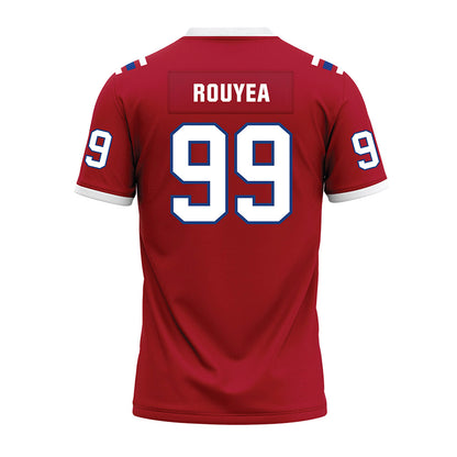 LA Tech - NCAA Football : Judd Rouyea - Red Premium Football Jersey