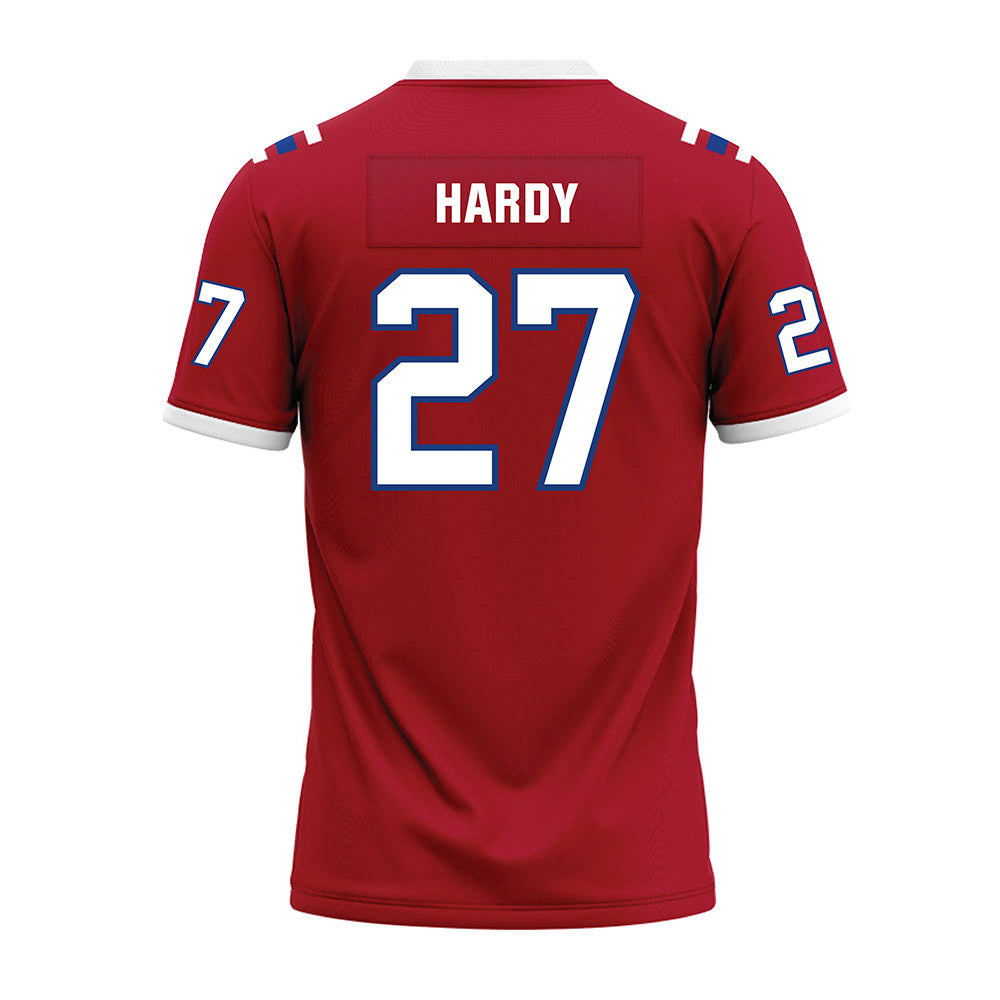LA Tech - NCAA Football : Grayson Hardy - Red Premium Football Jersey-1