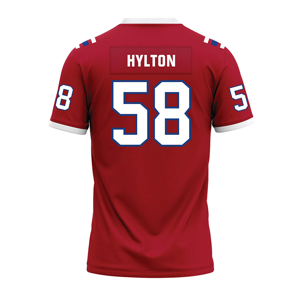 LA Tech - NCAA Football : Tye Hylton - Red Premium Football Jersey-1