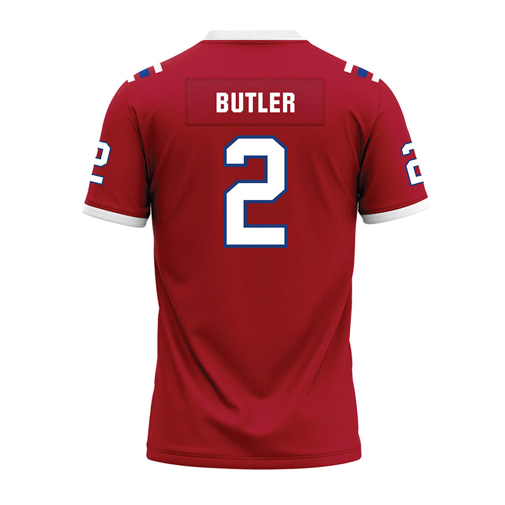 LA Tech - NCAA Football : Amari Butler - Red Premium Football Jersey-1