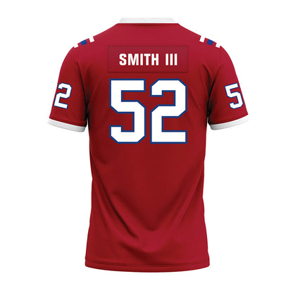 LA Tech - NCAA Football : Troy Smith III - Red Premium Football Jersey-1