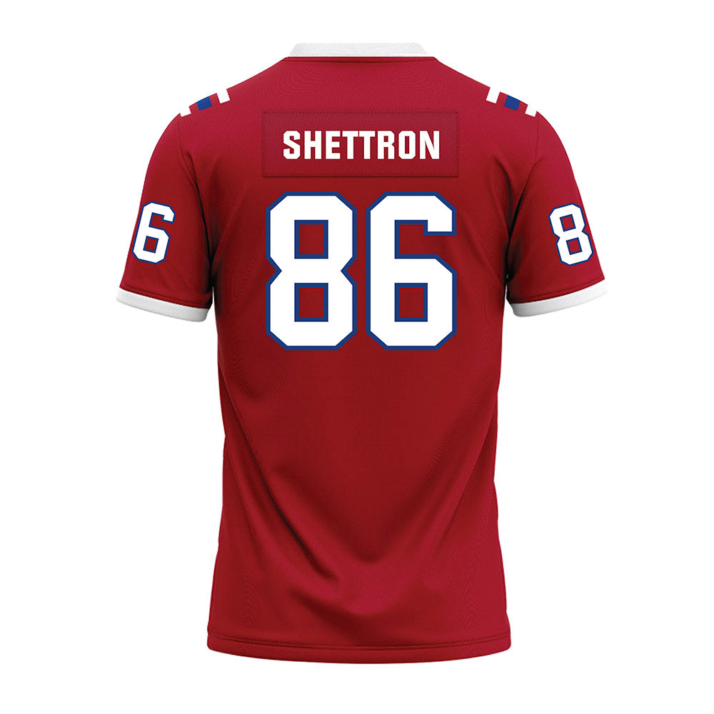 LA Tech - NCAA Football : Talyn Shettron - Red Premium Football Jersey-1
