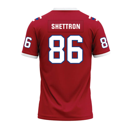 LA Tech - NCAA Football : Talyn Shettron - Red Premium Football Jersey-1