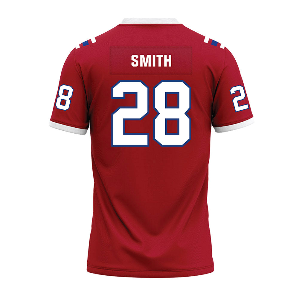 LA Tech - NCAA Football : Jeremiah Smith - Red Premium Football Jersey-1