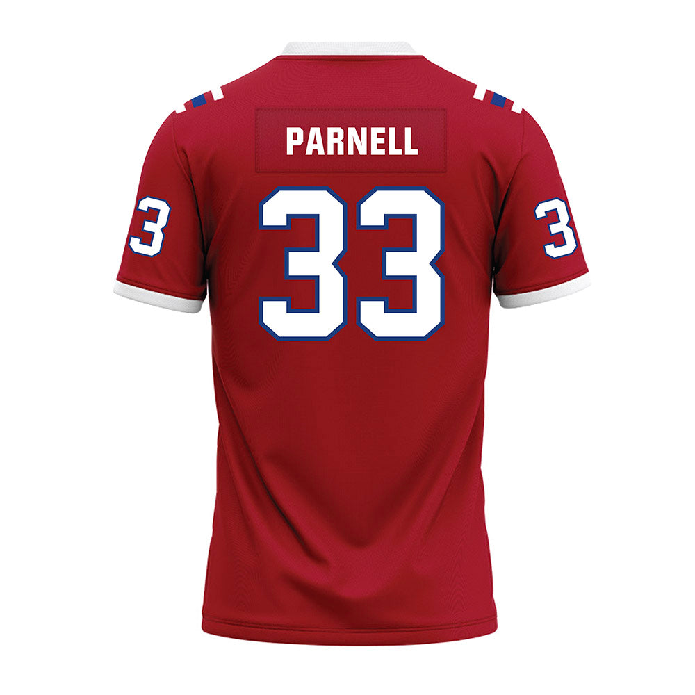 LA Tech - NCAA Football : Jaylon Parnell - Red Premium Football Jersey-1