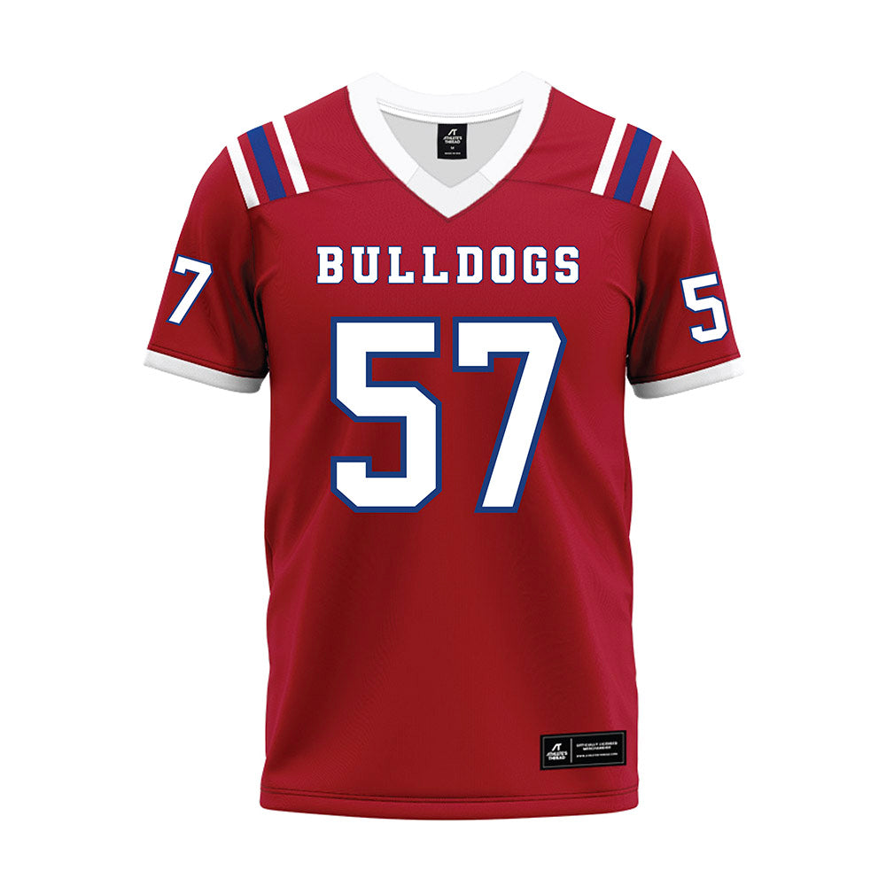 LA Tech - NCAA Football : Tadan Bingham - Red Premium Football Jersey-0