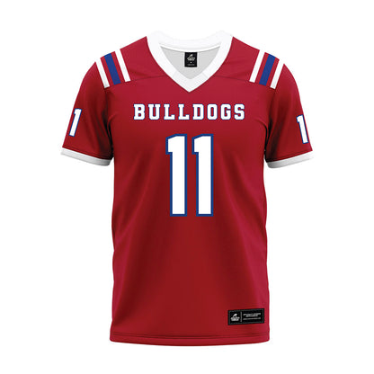LA Tech - NCAA Football : Cedric Woods - Red Premium Football Jersey