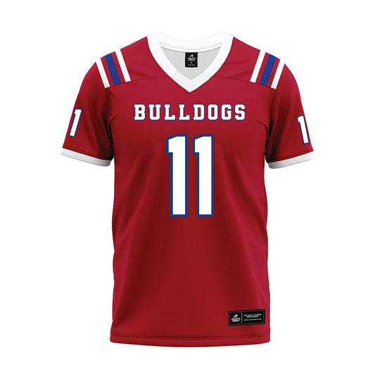 LA Tech - NCAA Football : Cedric Woods - Red Premium Football Jersey