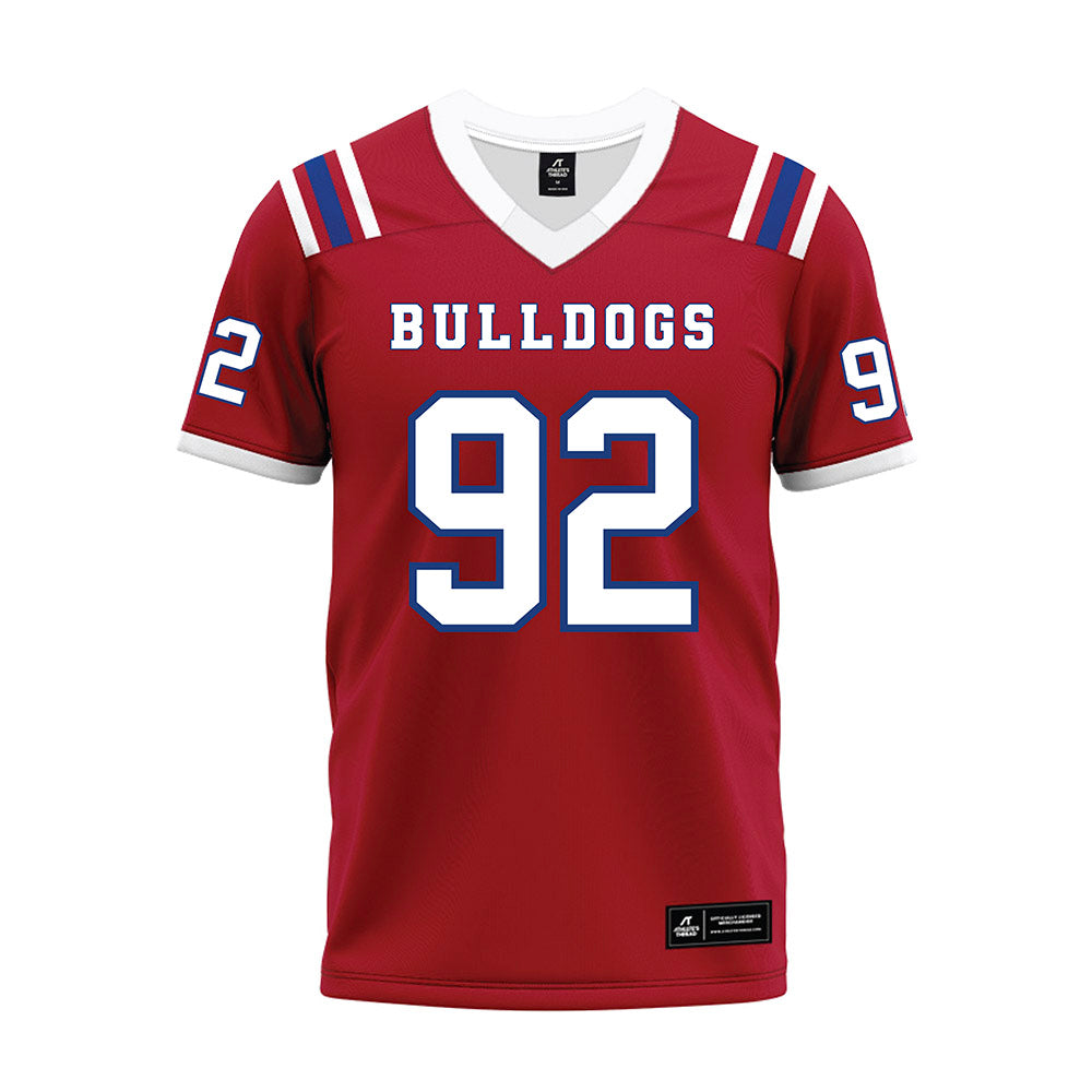 LA Tech - NCAA Football : Sterling Condry - Red Premium Football Jersey-0