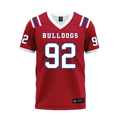 LA Tech - NCAA Football : Sterling Condry - Red Premium Football Jersey-0